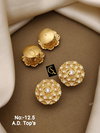 Fancy Micro Ad Tops Gold Earrings Catalog